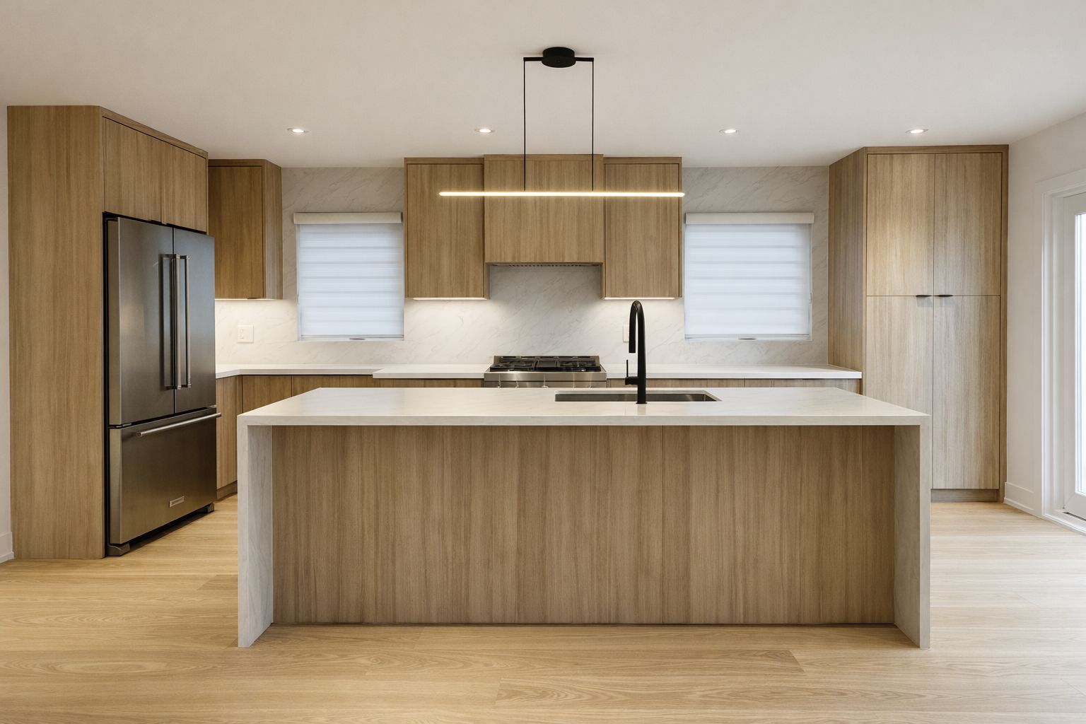 Wood style kitchen renovation