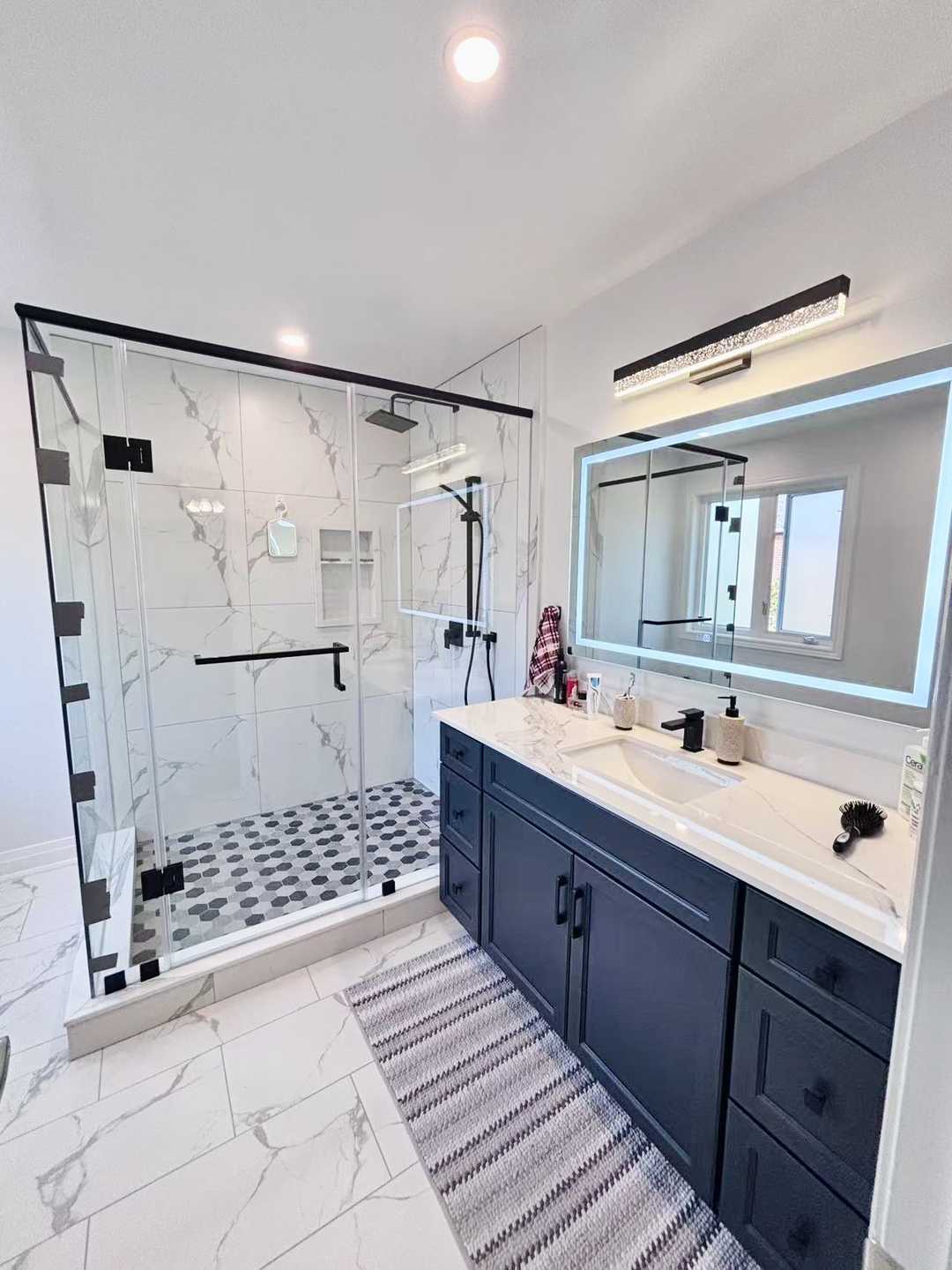 Placeholder — bathroom before/after comparison