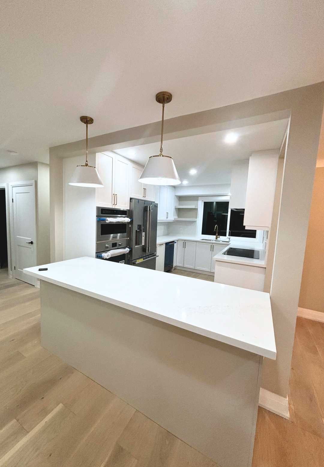 Whole house renovation, include flooring and tiles. Both bathroom installed